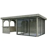 Palmako Gartenhaus Lenna 5,88 x 3 m Grau