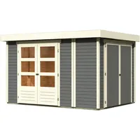 Karibu Gartenhaus Retola 4 inkl. Anbauschrank - 19 mm-319