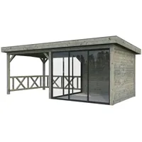 Palmako Gartenhaus Connect Lenna 16,6 m2 SET 404 Slide