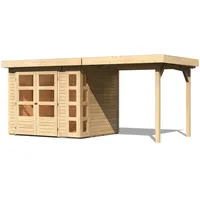 Karibu Gartenhaus Kerko 3 natur mit 2,40 m