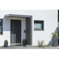 Gutta Rechteckvordach BS Plus 200 inkl. Seitenteil und Briefkasten
