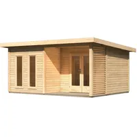 Karibu Premium Gartenhaus Radeburg 5 - 40mm-509 x 369