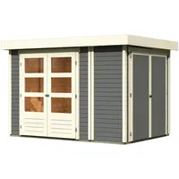 Karibu Gartenhaus Retola 2 inkl. Anbauschrank - 19 mm-288