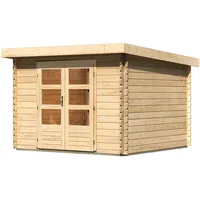 Karibu Gartenhaus Blockbohlenhaus Flora 5 inkl. Dachbegrünungsmaterial - 28