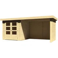 Karibu Gartenhaus Askola 2 inkl. 275 cm Schleppdach,Seiten und