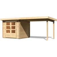 Karibu Gartenhaus Bastrup 2 inkl. 300 cm Schleppdach -