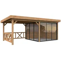Palmako Gartenhaus Connect Lenna 16,6 m2 Set 403 Slide
