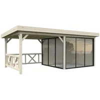 Palmako Gartenhaus Connect Lenna 16,6 m2 Set 403 Slide