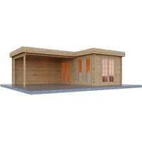 Wolff Finnhaus Gartenhaus Hermosa 6848 70 mm naturbelassen Ohne