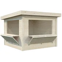 Palmako Marktstand Lenna Set 305 Naturbelassen 300 cm x