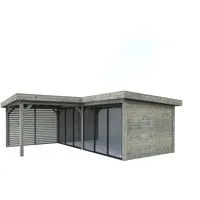 Palmako Carport/Pavillon Connect Lenna 24,9 m2 Set 413 Slide