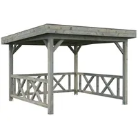 Palmako Carport/Pavillon Connect Lenna 8,3 m2 Set 301 grau