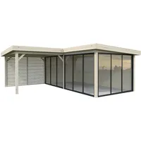 Palmako Carport/Pavillon Connect Lenna 24,9 m2 Set 414 Slide