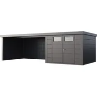 Telluria Metallgerätehaus Classico 3030 mit Lounge Anbau (ca. 450
