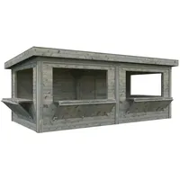 Palmako Marktstand Connect Lenna 16,6 m2 SET 312 grau