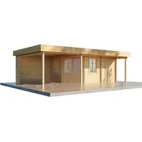 Wolff Finnhaus Gartenhaus Gunda 7238, 40 mm naturbelassen Inkl.