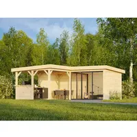 Palmako Gartenhaus Lenna 5,88 x 5,88 m Transparent