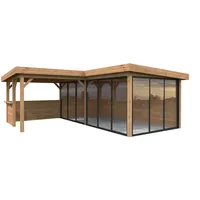 Palmako Carport/Pavillon Connect Lenna 24,9 m2 Set 423 Slide