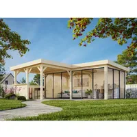 Palmako Gartenhaus Lenna 5,88 x 5,88 m Braun