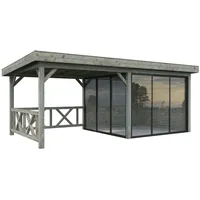 Palmako Gartenhaus Connect Lenna 16,6 m2 Set 403 Slide