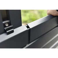 Osmo holz OSMO ALU-CLADDING RHOMBUS Längsverbinder VE10 Schwarz