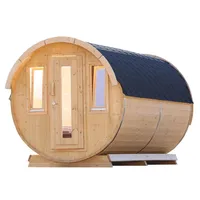 Wolff Finnhaus Campingfass 480 2-Raum Schwarz Bausatz zur Selbstmontage