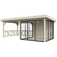 Palmako Gartenhaus Connect Lenna 16,6 m2 Set 404 Slide