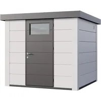 Telluria Metallgerätehaus Classico 2424-weiß/weiß
