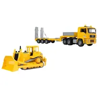 Bruder MAN TGA Tieflader mit Cat Bulldozer 1:16