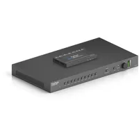 PURETOOLS - Scaler Switcher 9x2, 4K, 3-Level MIC, HDMI