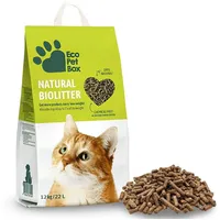 Buri Bio Katzenstreu Pellets aus Heu, Einstreu Öko Streu