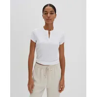 Someday T-Shirt in Ripp-Optik Modell KLEOH detail', Offwhite, 38