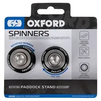 Oxford Paddockständer-Spulen M10 x 1,25 mm Schwarz/Silber