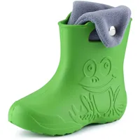 Ladeheid EVA Kinder Jungen Mädchen Gummistiefel Regenschuhe gefüttert Regenstiefel
