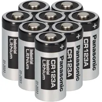 Panasonic 8x Panasonic 3V CR123A DL123A Batterien CR17345 Ultra