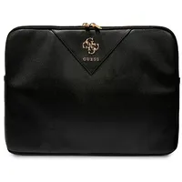 GUESS Sleeve GUCS14ZPGSTEGK 14" czarny/black Triangle 4G (14"), Notebooktasche,