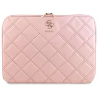 GUESS Sleeve GUCS14ZPSQSSGP 14" różowy/pink Quilted 4G (14"), Notebooktasche,