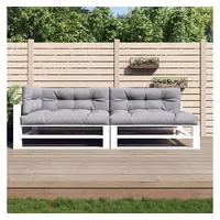 VidaXL Palettenkissen 5-tlg. grau
