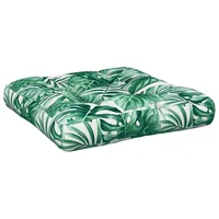 VidaXL Palettenkissen Blattmuster 58x58x10 cm Stoff