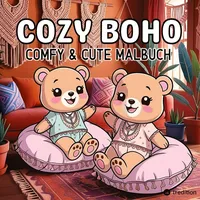 Tredition Boho Malbuch - Cozy Malbuch für Erwachsene Cute