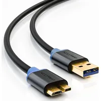 DeleyCON 0,5m Micro USB 3.0 Datenkabel bis zu 5