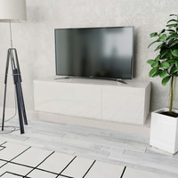 VidaXL TV-Schrank Holzwerkstoff 120x40x34 cm Hochglanz-Weiß