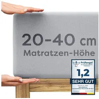 Wolkenfeld Spannbettlaken Jersey 180 x 200 - 200 x