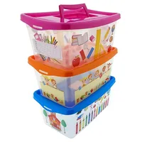 Centi 3er Set Box Deckel KIDS, 4 Liter, 29,2x19,3x13,2cm