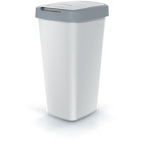 KEDEN Compacta Q Mülleimer mit Schwing- und Klappdeckel 25L