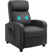 Homcom Massagesessel mit Massagefunktion, Relaxsessel mit Liegefunktion und Rückenlehnen,