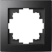 McPower Rahmen McPower ''Flair'', 1-fach, matt schwarz - Schwarz