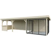 Palmako Carport/Pavillon Connect Lenna 24,9 m2 Set 416 Slide