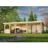 Palmako Gartenhaus Lenna 8,76 x 3 m Transparent