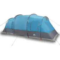 VidaXL Tunnel-Familienzelt 6 Personen Blau Wasserdicht